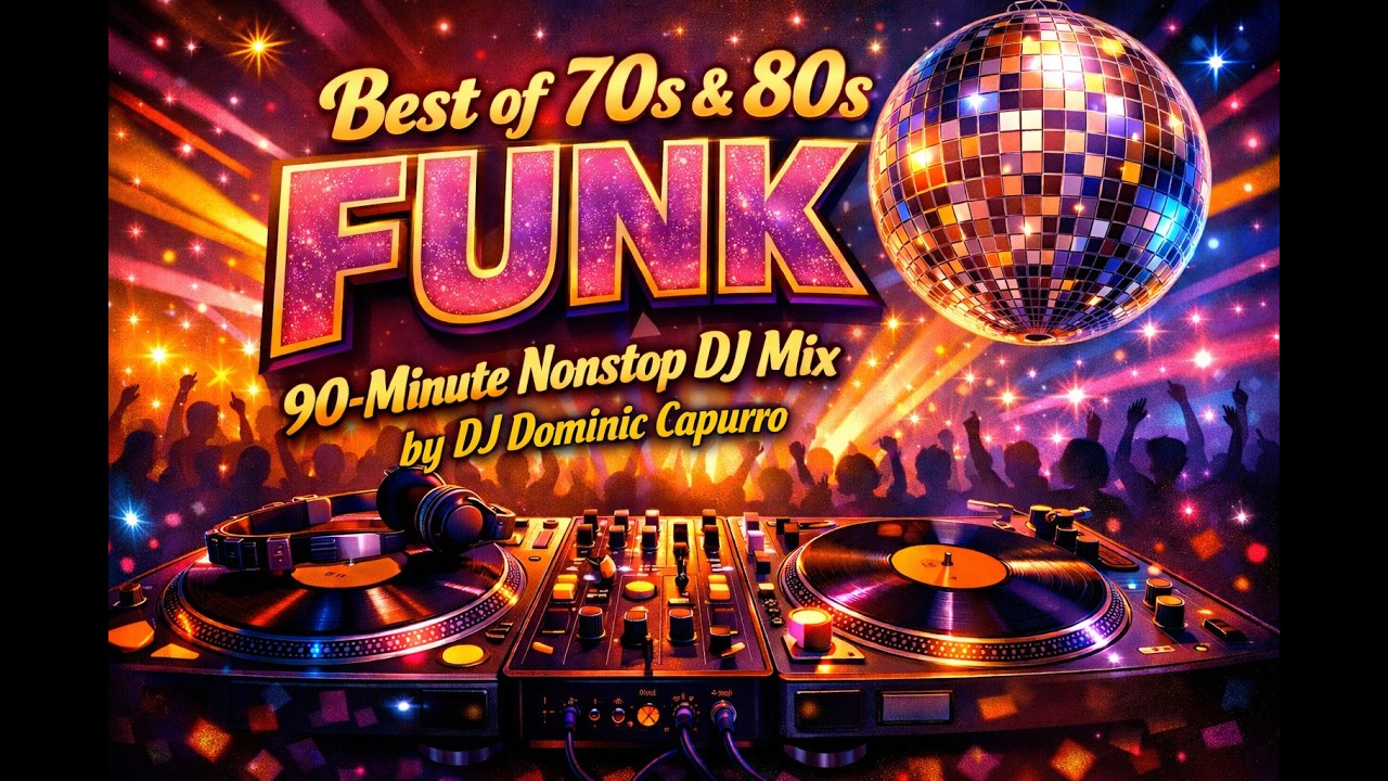 Best of 70s & 80s Funk, 90-Minute Nonstop DJ Mix