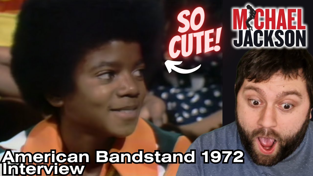 American Bandstand 1972 - Interview Michael Jackson | REACTION