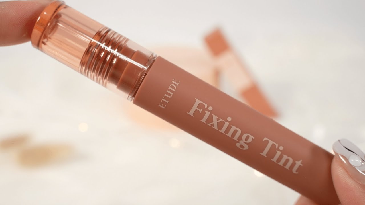【限定】ETUDE HOUSE爱丽小屋  Fixing tint丝绒唇釉 #Vanilla Cream 香草奶油