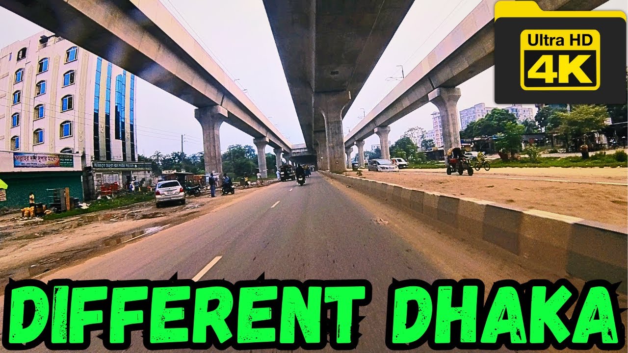 4K HDR | Driving in Dhaka City | Dhaka Road View 2023