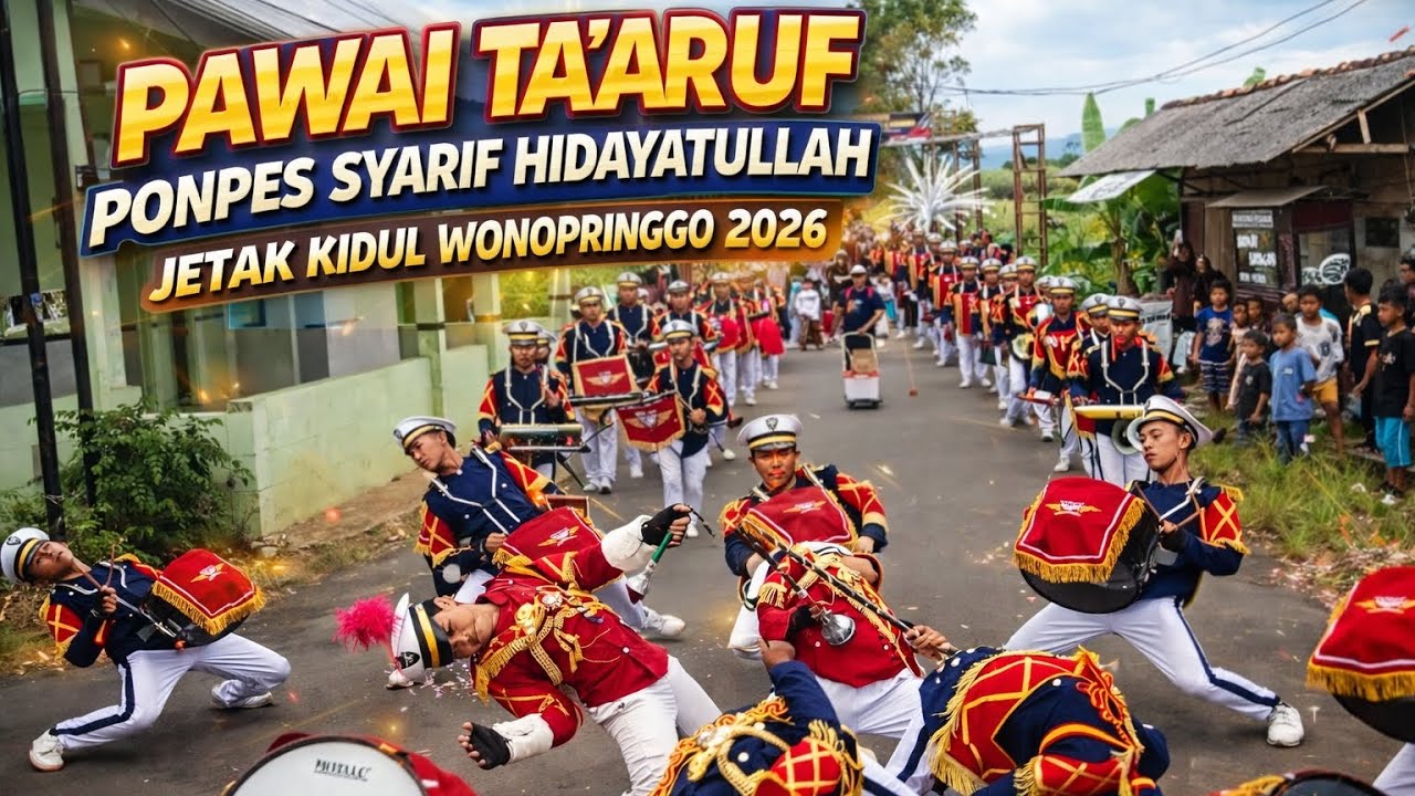 Meriah Arak Arakan || Pawai Ta'aruf Ponpes Syarif Hidayatullah Jetakkidul Wonopringgo 2026