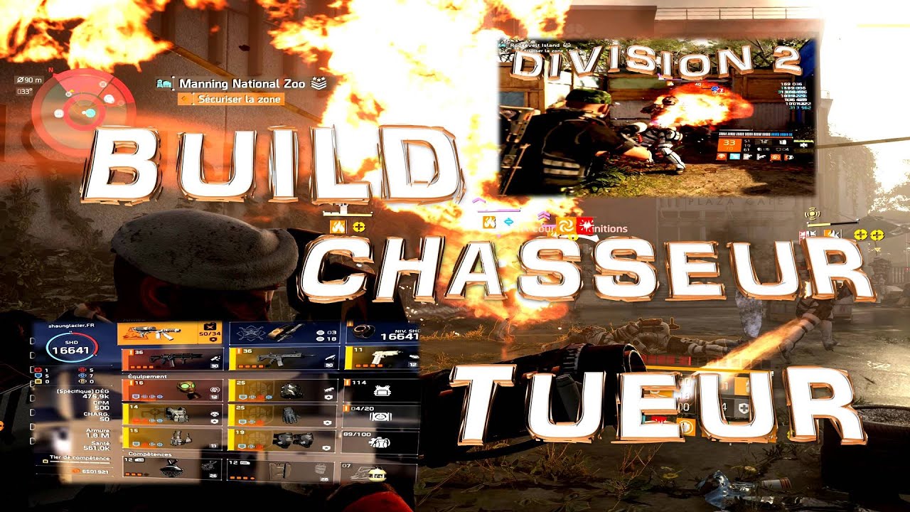 THE DIVISION 2 MON BUILD CHASSEUR TUEUR