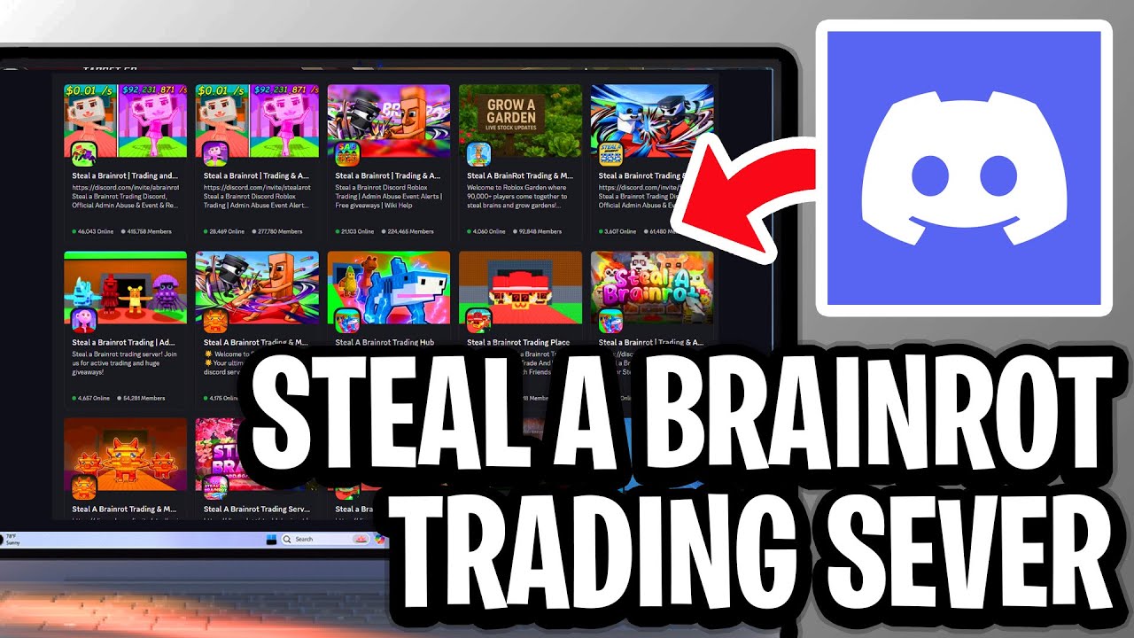 How to Join Steal A Brainrot Trading Discord Servers - Full Guide