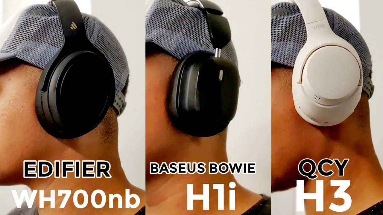 QCY H3 против Edifier WH700NB против Baseus Bowie H1i | Подробное сравнение!