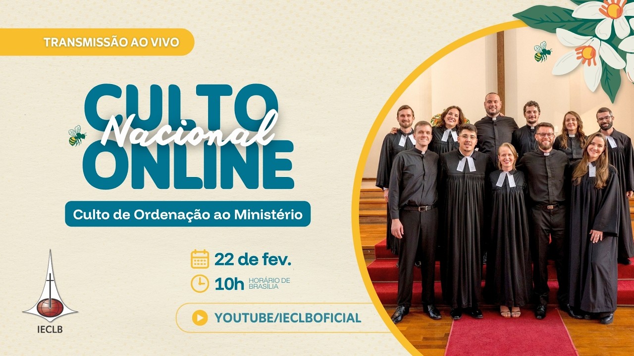 🔴 CULTO DE ORDENAÇÃO AO MINISTÉRIO ECLESIÁSTICO 2026 | IECLB
