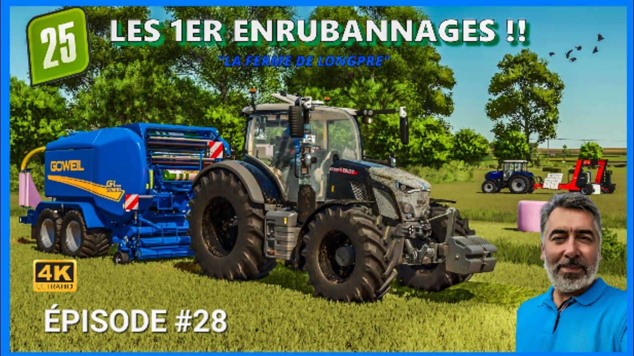 LA FERME DE LONGPRE🌿[EP#28] : C'EST PARTI POUR LES 1er ENRUBANNAGES !!👍