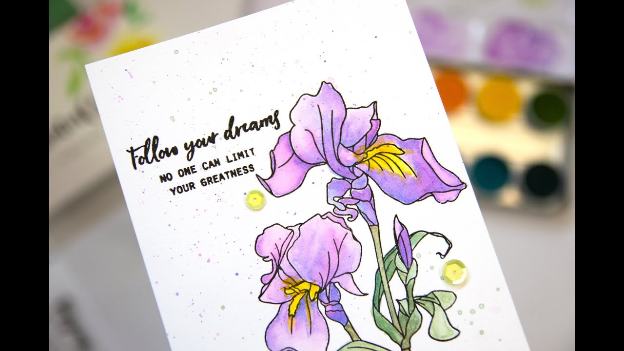 Paint-A-Flower: IRIS