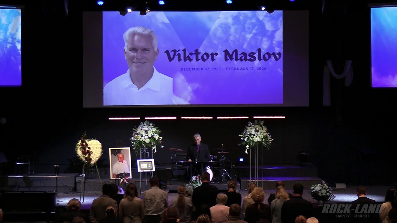 RBC LIVE 02-25-26 Виктор Маслов Предпохоронное Служение | Viktor Maslov Celebration Of Life Service