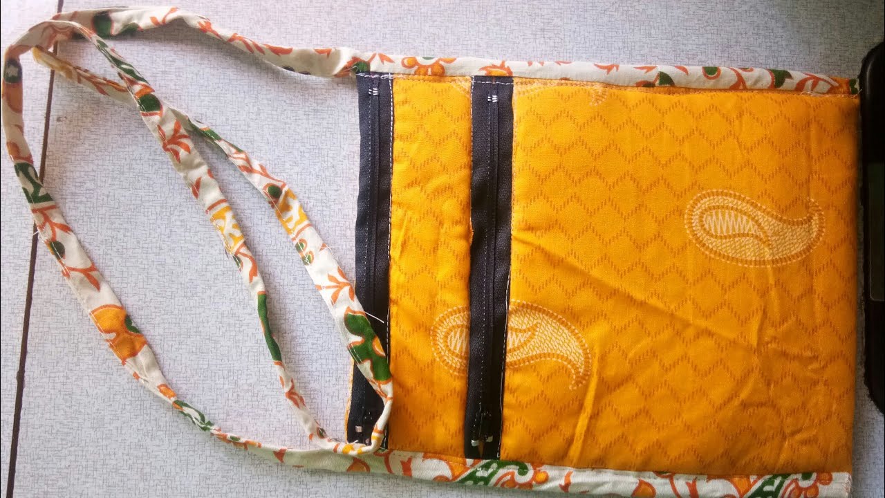 #slingbag.... How to stitch sling bag at home