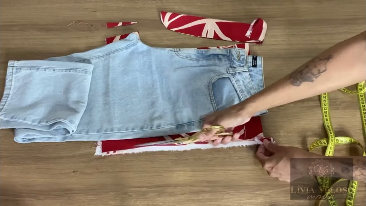 Conjunto short e bata. DIY