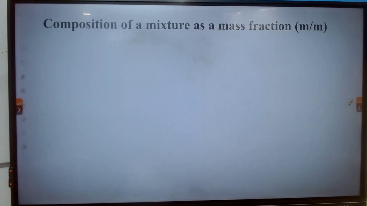 Grade 11 - Mixtures - Part 01