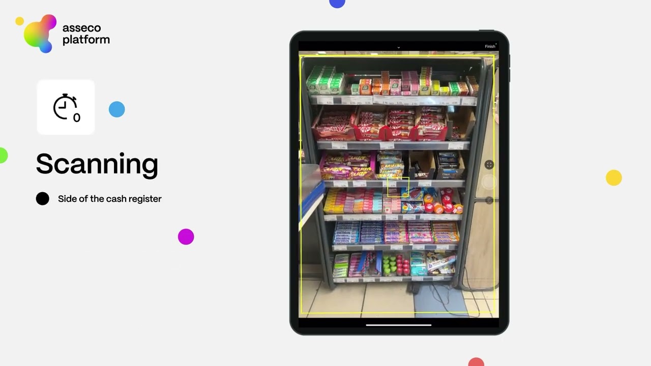 Monitoring the confectionery at the Cash Register Zone with Asseco Platform in seconds
