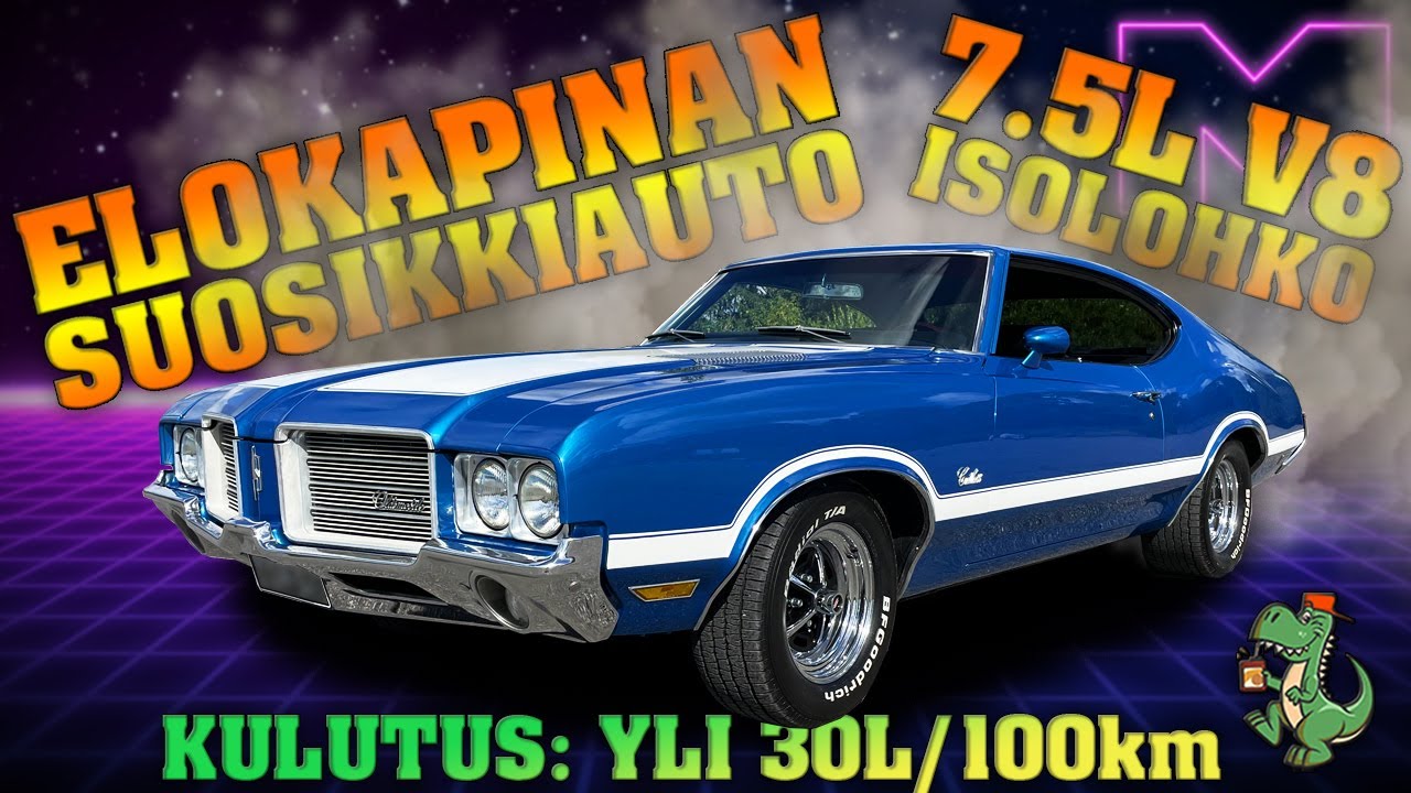 KOEAJOSSA - OLDSMOBILE CUTLASS 455ci 7.5L V8 -71 (4K)