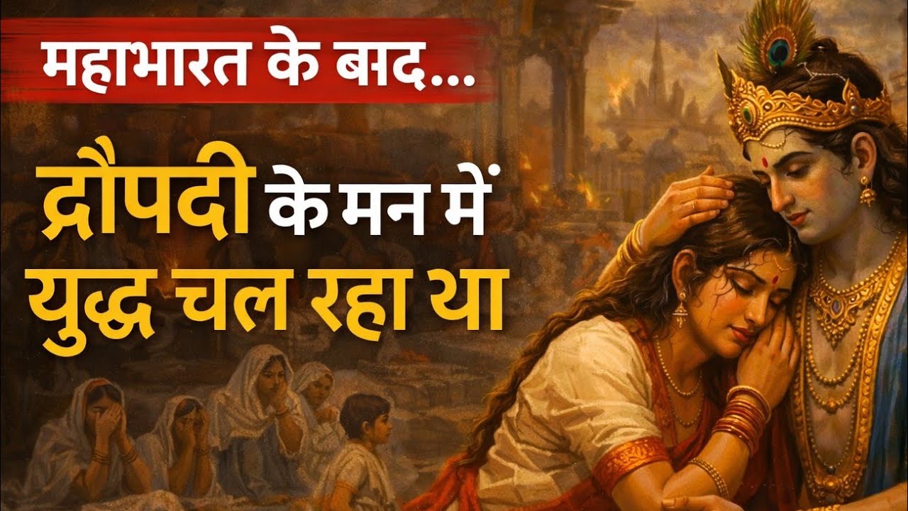 अठारह दिनों का युद्ध, द्रौपदी की आत्मा में | Mahabharat After War | Draupadi Pain।