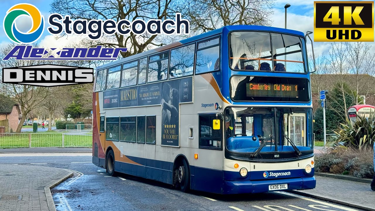 [Stagecoach South: Gold 1 Old Dean to Aldershot via Camberley, Firmley & Farnborough] ALX400 Trident