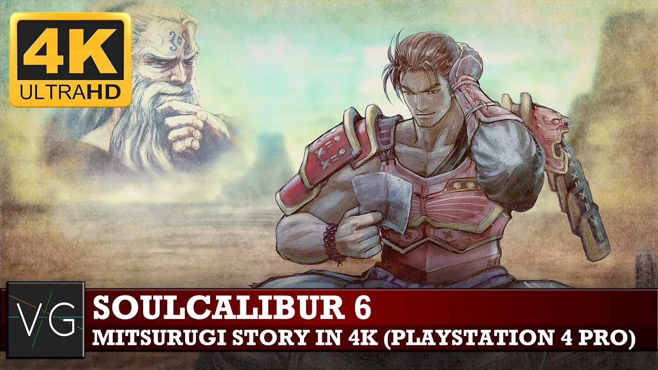 Soulcalibur 6: Mitsurugi Story mode in 4K (PS4) - no commentary.