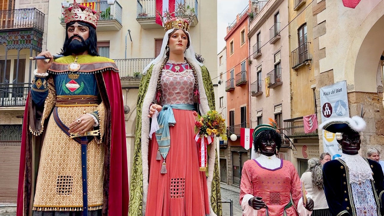 GEGANTS de la Ciutat - Participació al Tomb dels 300 dels Gegants de la Ciutat de Valls