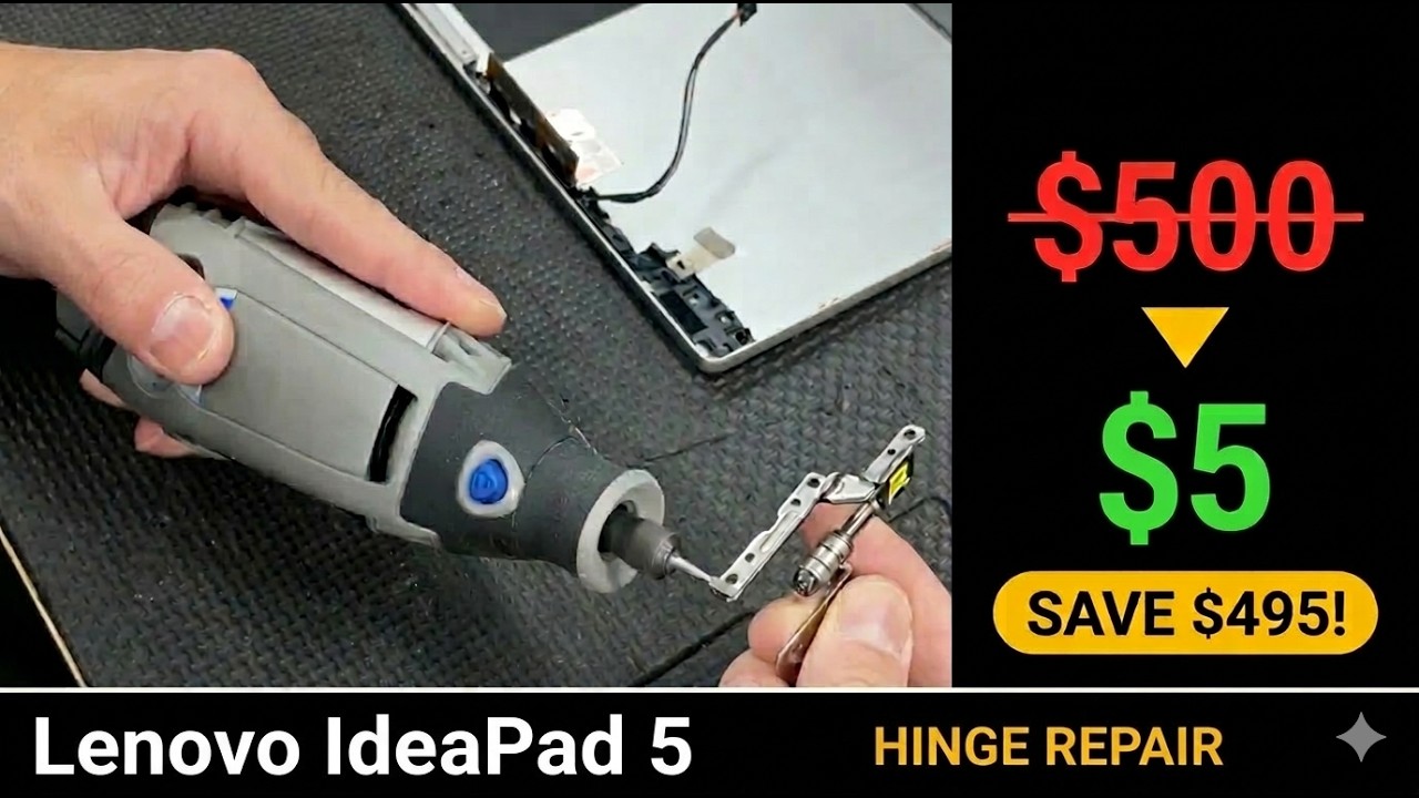 Laptop Hinge Repair | Lenovo IdeaPad 5 15ALC05 🔧 Fixing Broken Hinges