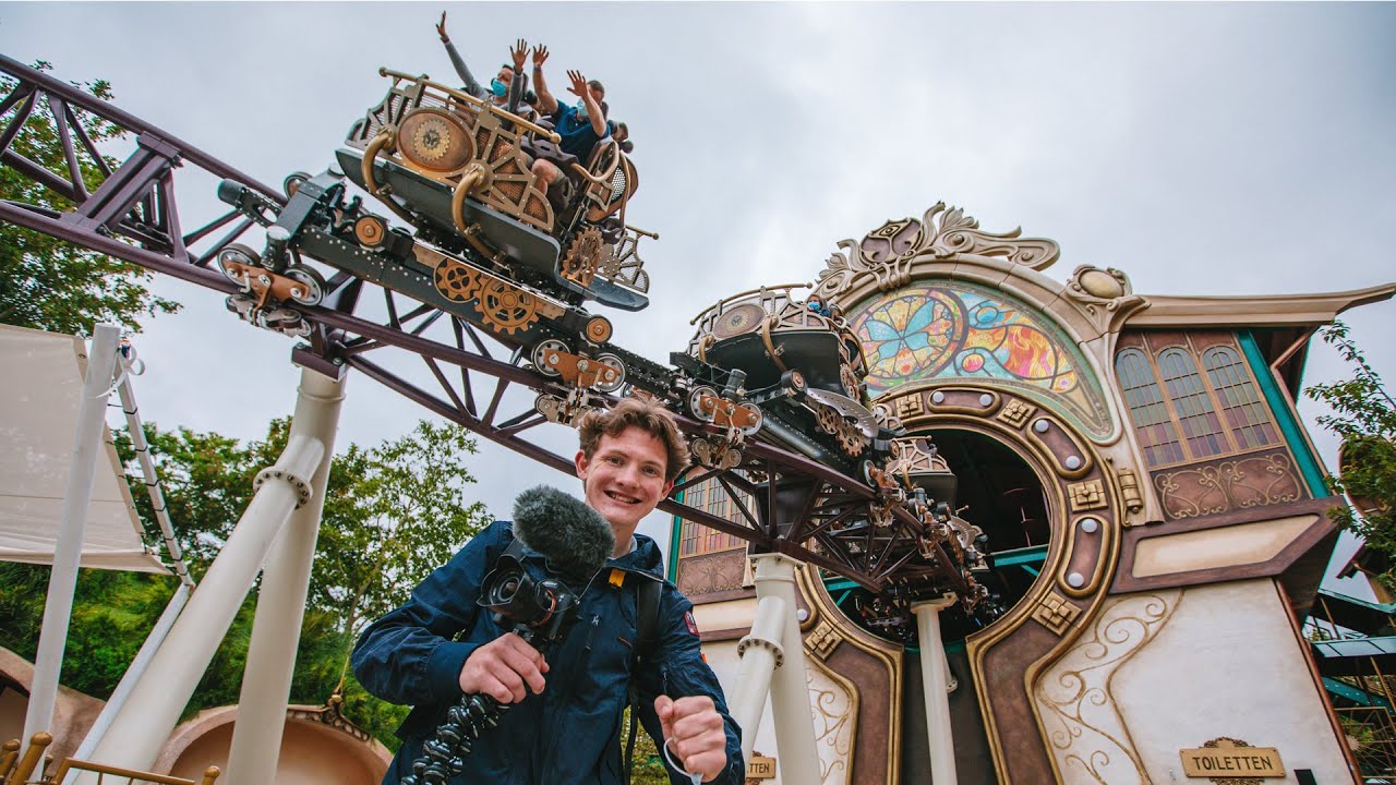 WOW! 😱 NIEUWE TOMORROWLAND ACHTBAAN THE RIDE TO HAPPINESS IN PLOPSALAND! | Bart Baan