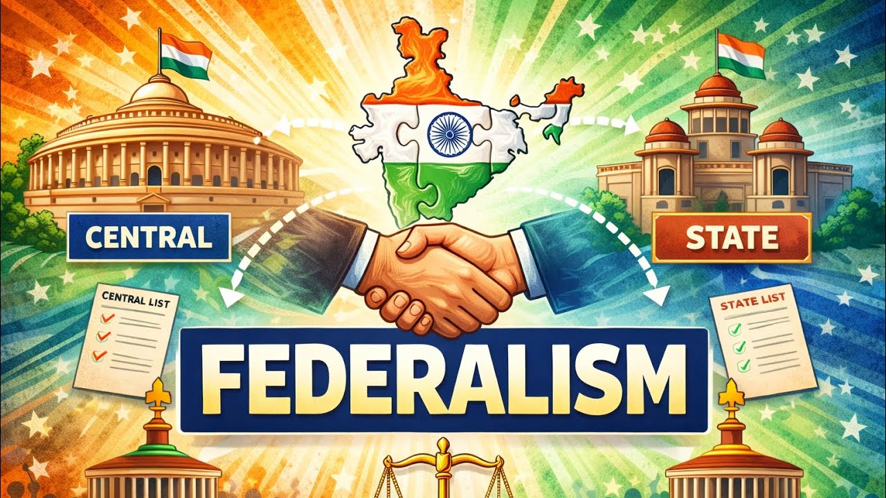 Federalism Explained in 10 Minutes | Class 10 Civics Chapter 2 | NCERT Easy Explanation