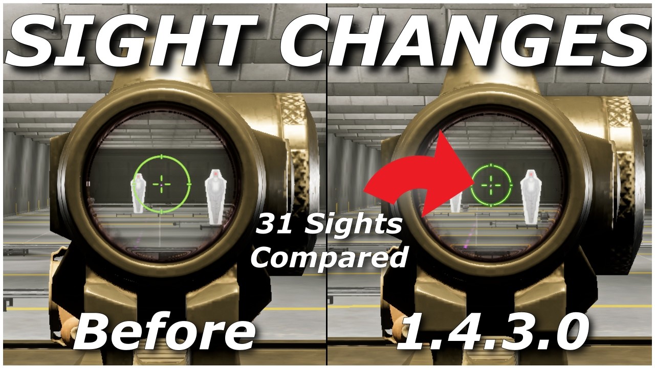 NEW Sight Changes 1.4.3.0 - 31 SIGHTS BEFORE v AFTER COMPARISON in Battlefield 6