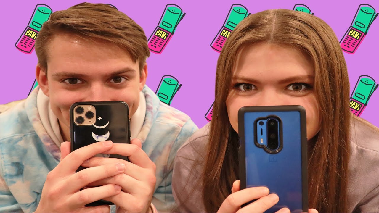 Husband and Wife Swap Phones for a Day!