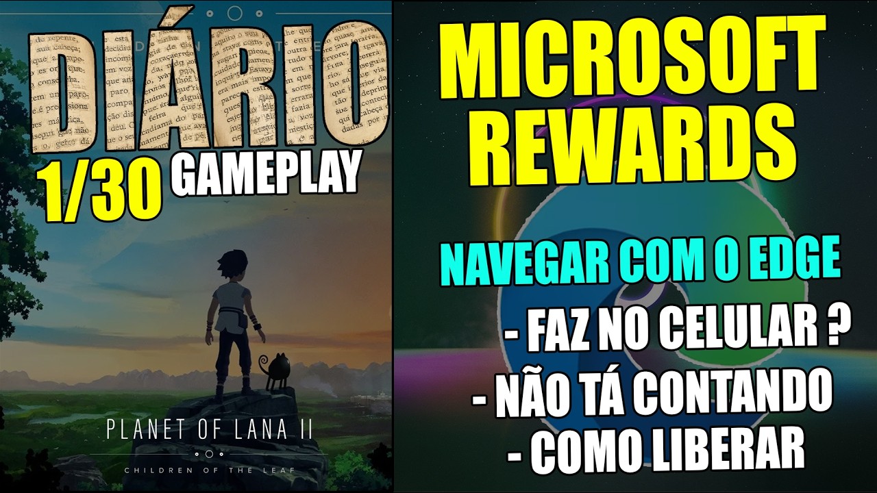 DIARIO DO REWARDS 1/30 ! CONTANDO OS PONTOS , BONUS BING STAR, NAVEGAR NO EDGE e Planet of Lana 2
