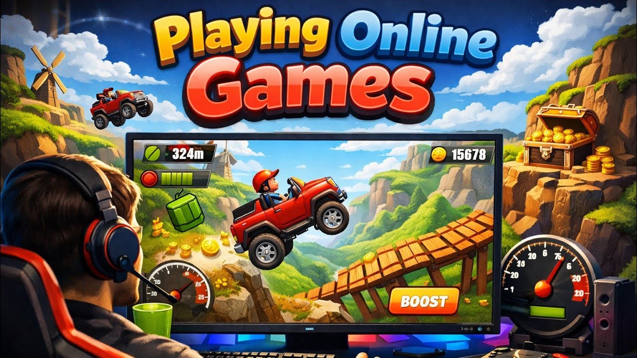 Hill Climb Racing Online Playing Games 🎯