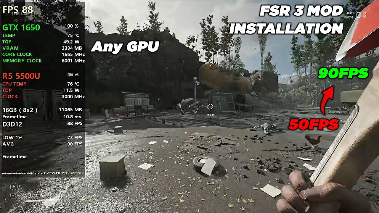 How to install FSR 3 mod on any game - No error - No crashing - Full smoothness