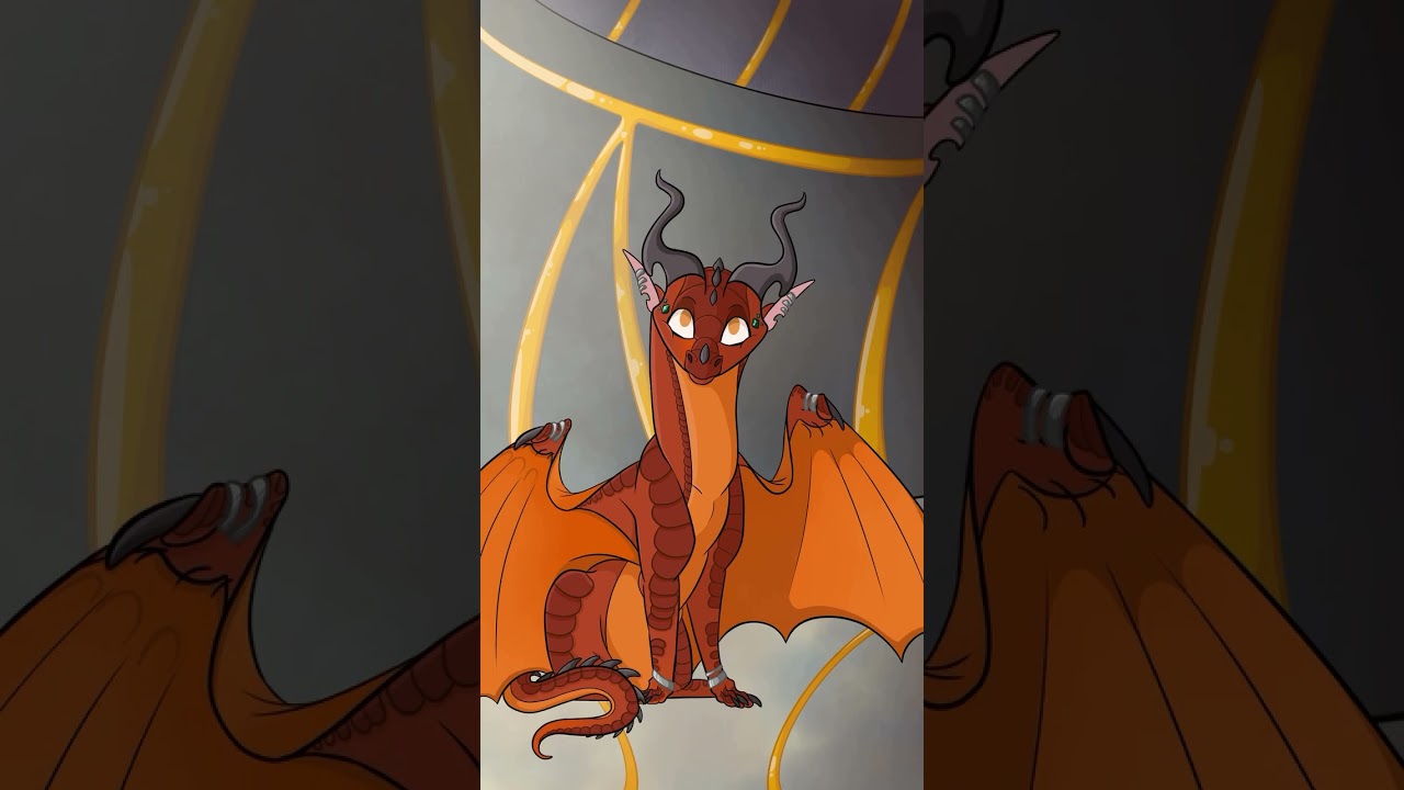 Queen Scarlet and Tourmaline | Wings of Fire #short #wingsoffire #art #wingsoffireanimation 