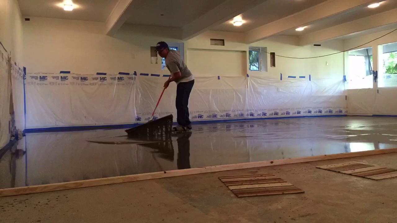 First Pour of Duraamen Param 5500