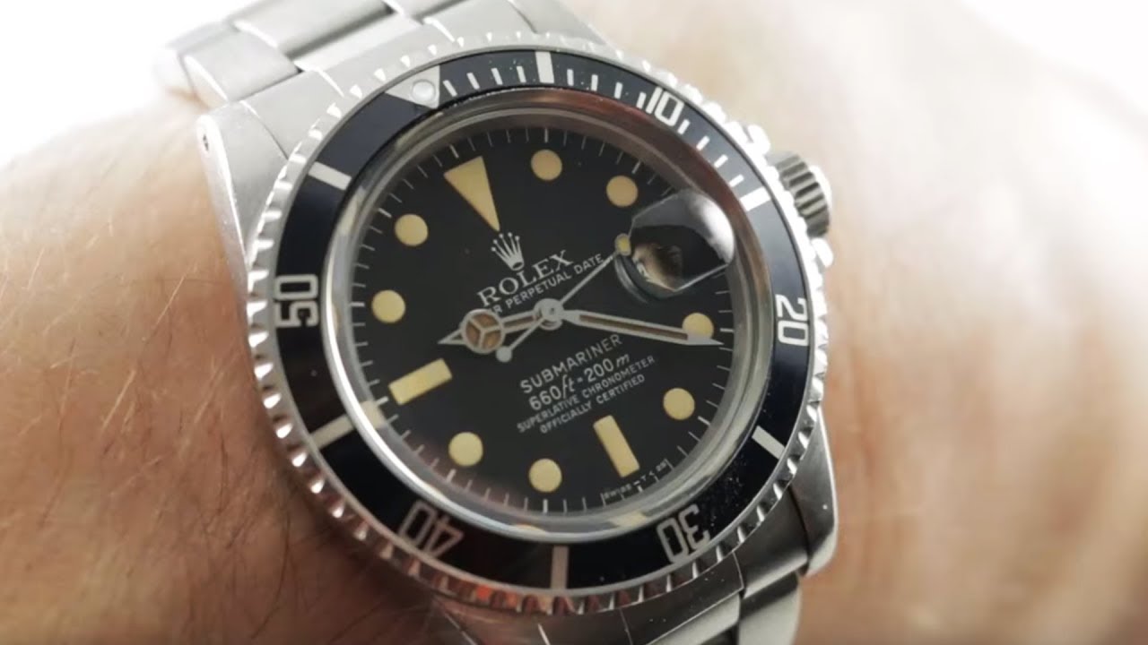 Rolex Submariner Date (1680) Vintage Rolex Dive Watch Review