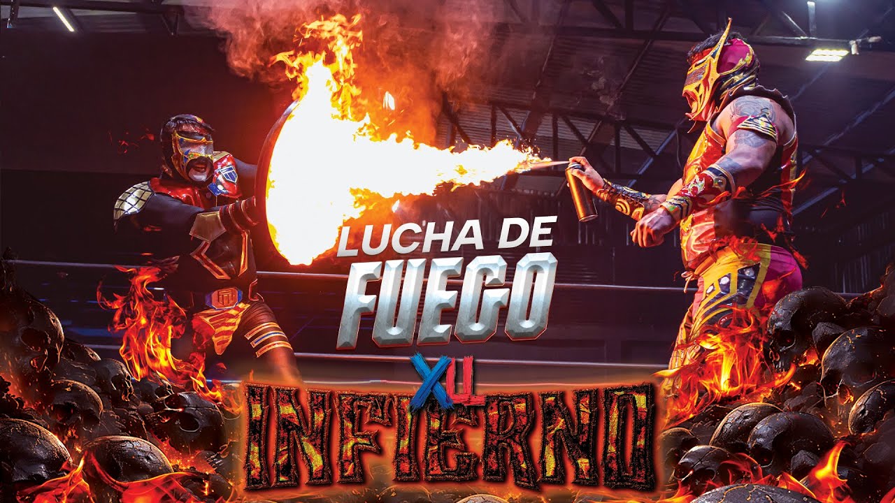 Lucha de Fuego: El Fiscal vs Abismo Negro Jr | #XLL Infierno