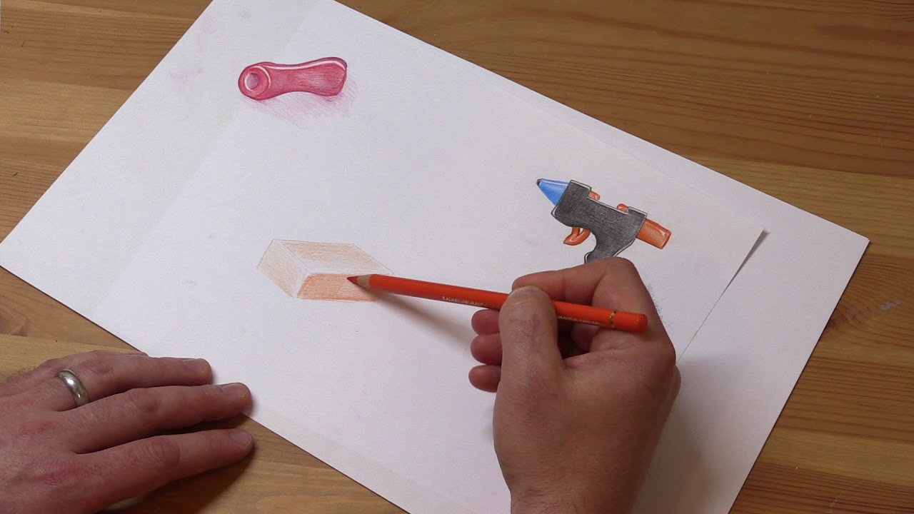 Rendering plastic using pencil tutorial