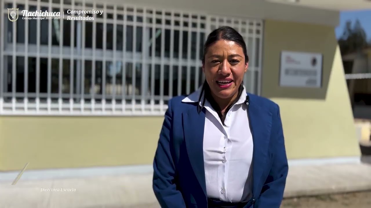 Entrega de obra: Aula de Medios, Río Valiente, #tlachichuca  