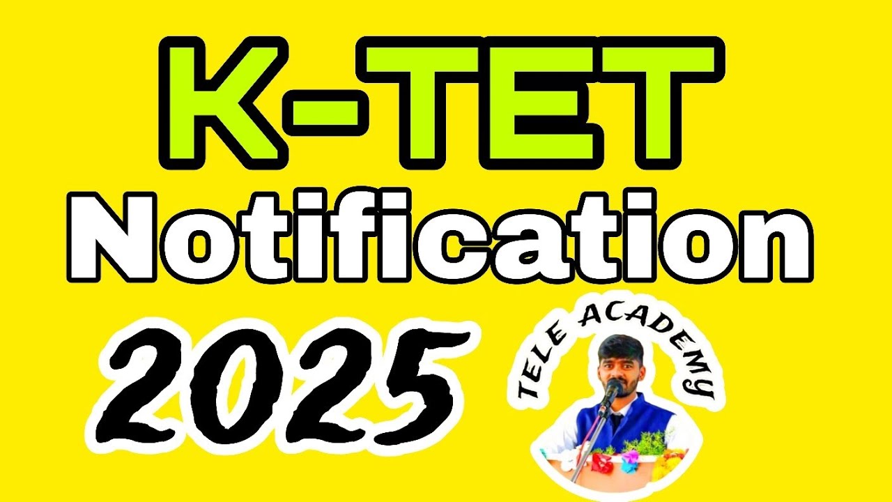 KTET Notification 2025 #tet #ktet2025 #gpstrletestupdate #gk #suneel_tele 