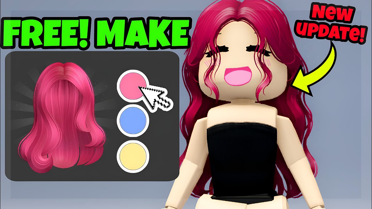 MAKE FREE HAIR ON ROBLOX NOW!