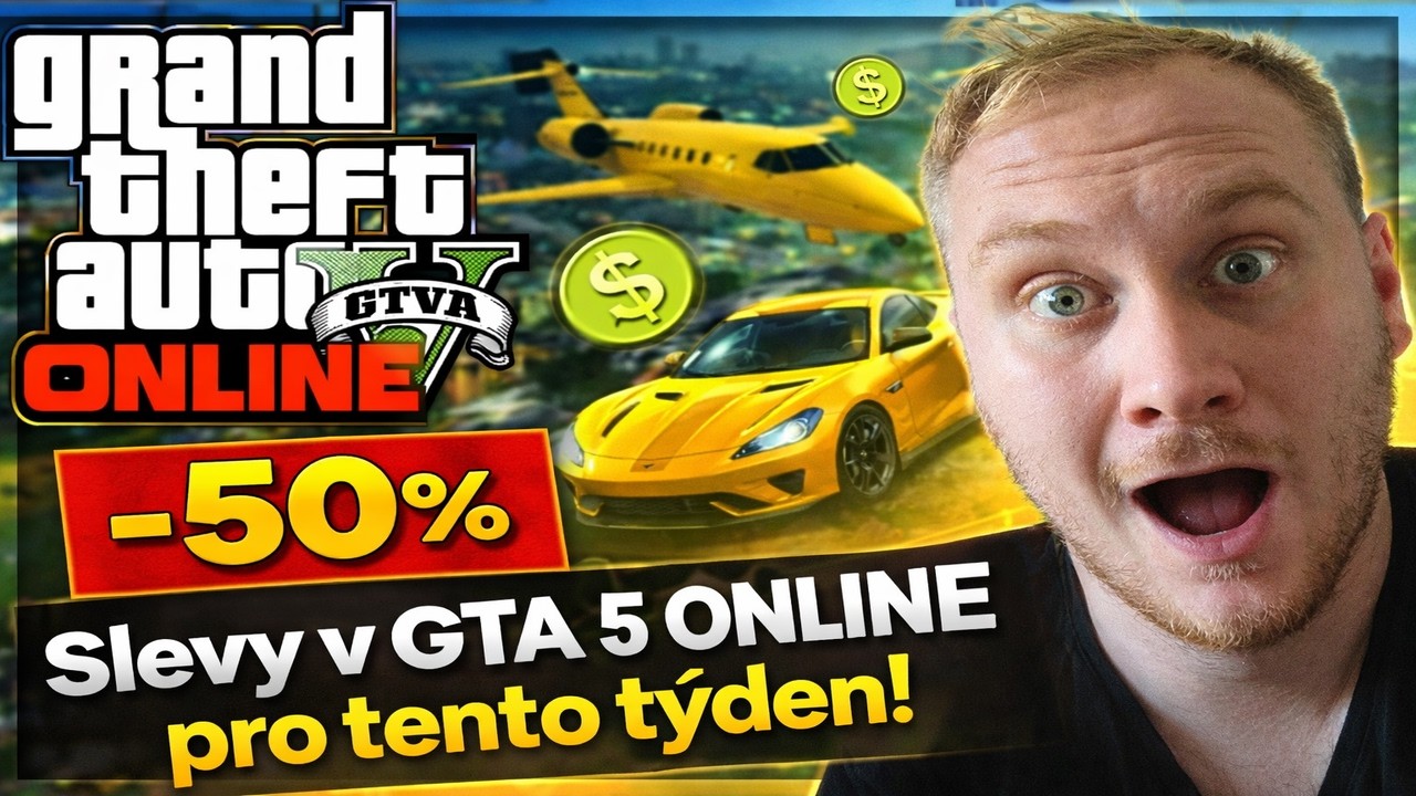 Slevy v Gta 5 online pro tento týden aut a letadel