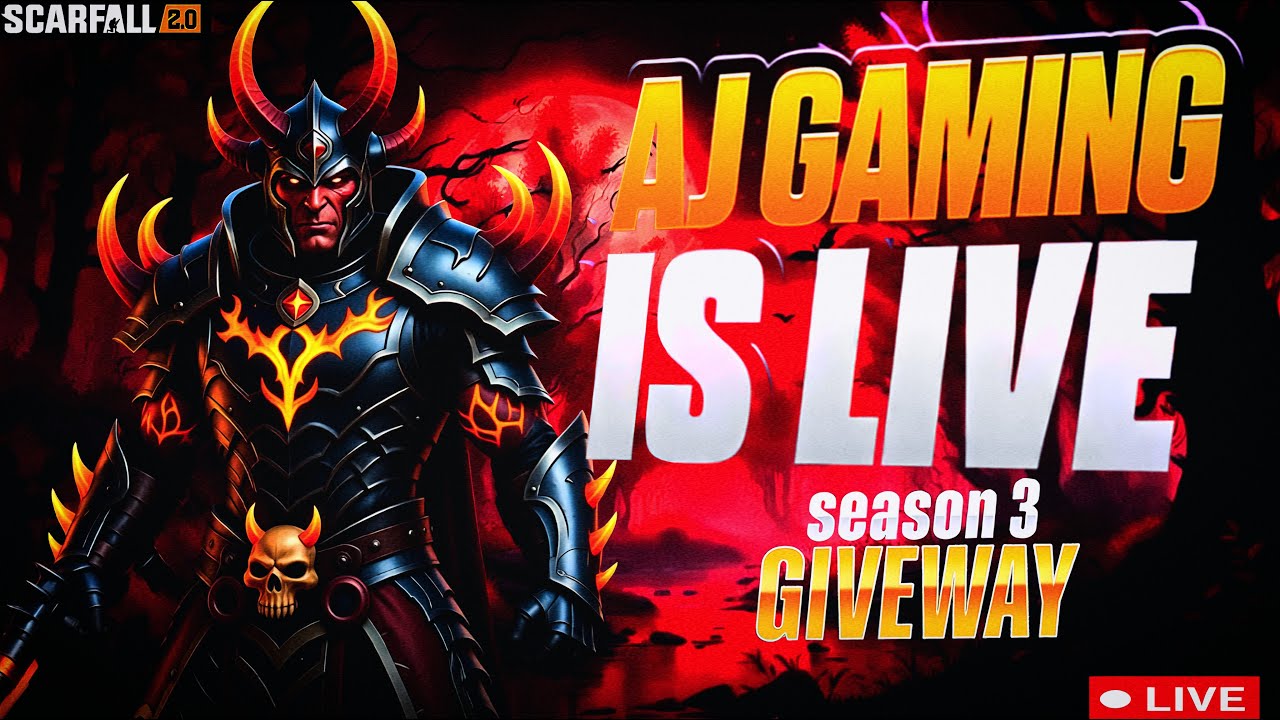 SCARFALL 2.0 LIVE || WINTER UPDATE +GIVEAWAY 🎁 #scarfall 2.0 #live