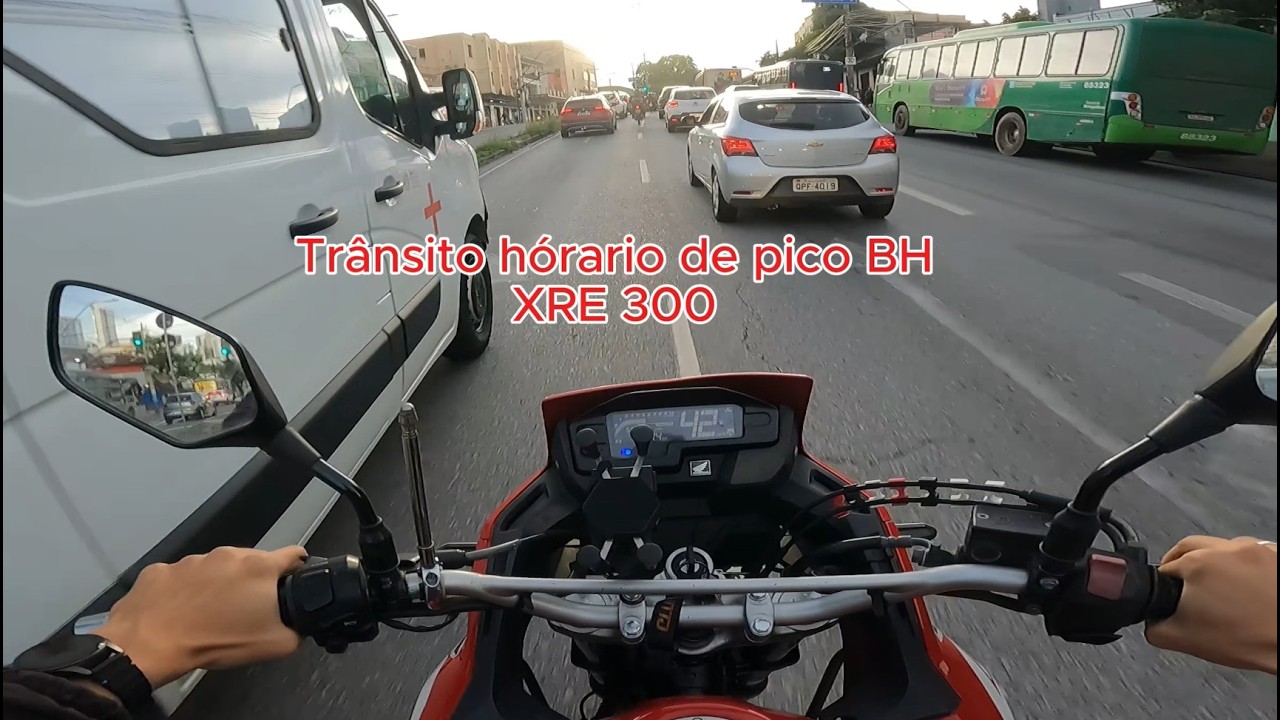 MOTOVLOG | TRÂNSITO PESADO AV. AMAZONAS - BH (HORÁRIO DE PICO😱)