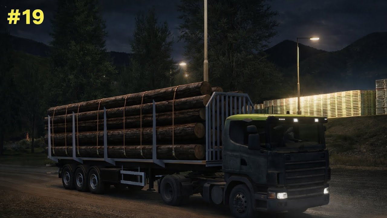 🚛 Truckers of Europe 3 🎮#19 🌧️ realistic gameplay 🎮 realistic driving 🚦 heavy cargo 🪨 