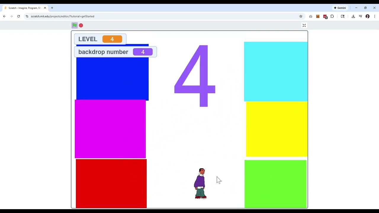 🎮 My Scratch Game Project | Levels & Choices