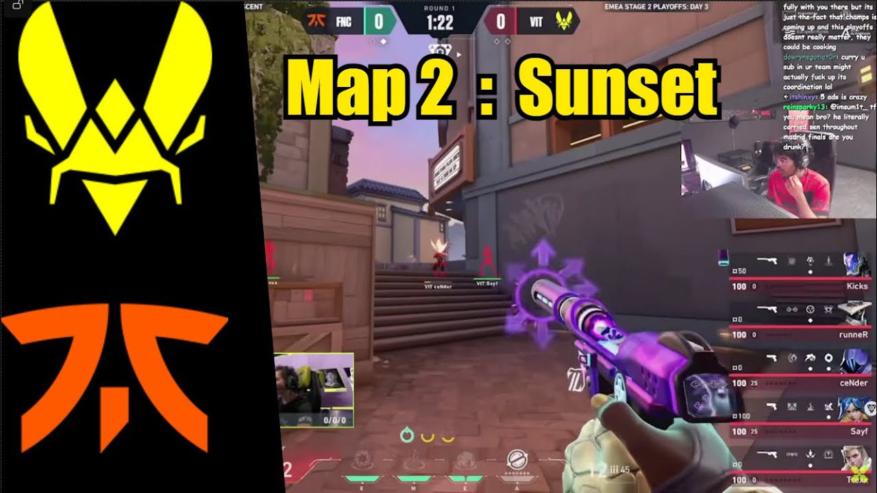 Curry reacts to VIT vs FNC | Map 2 | Champions Tour 2024: EMEA Stage 2 |