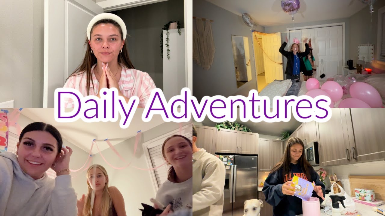 Emma's Daily Schedule! Ellie's Surprise Birthday!