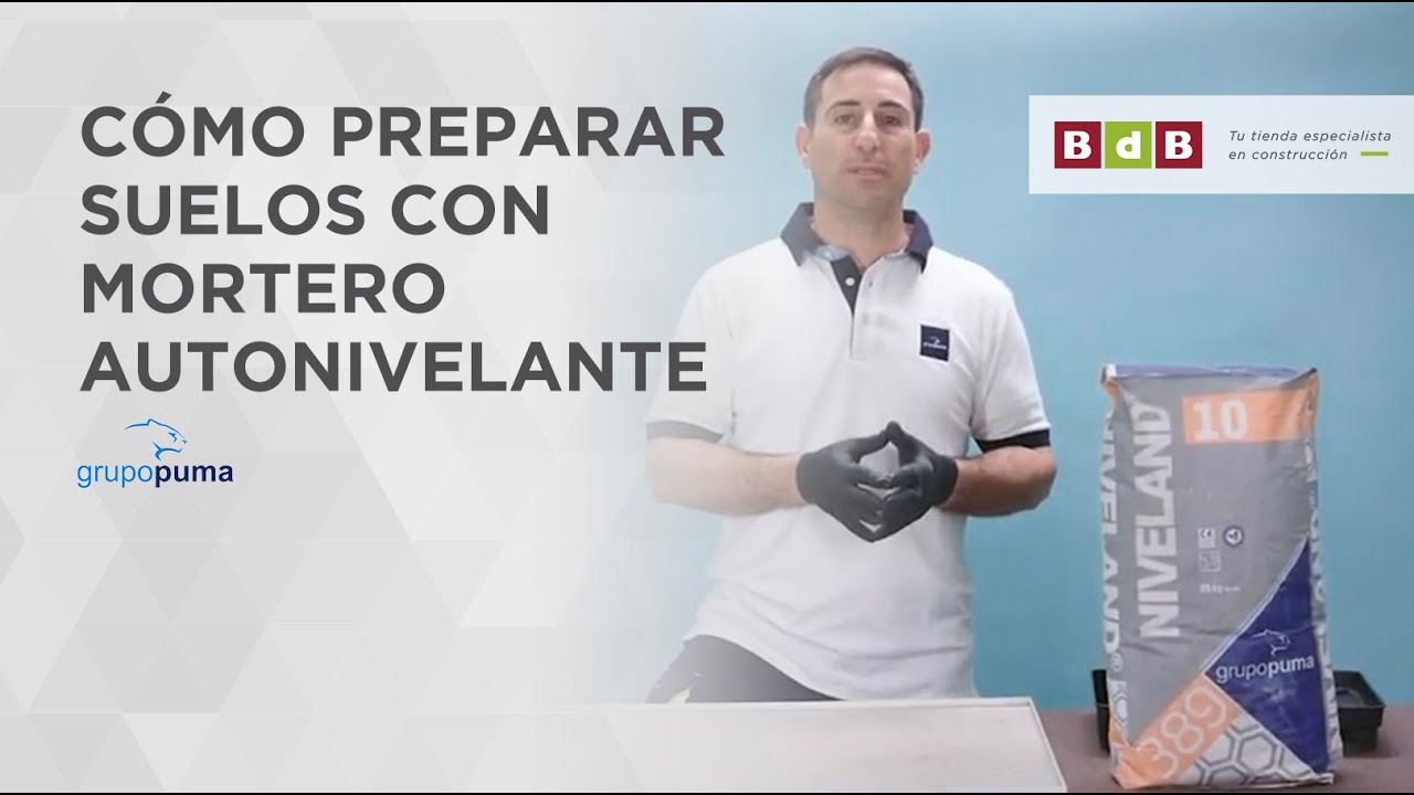 Cómo preparar suelos con mortero autonivelante | BdB + Puma