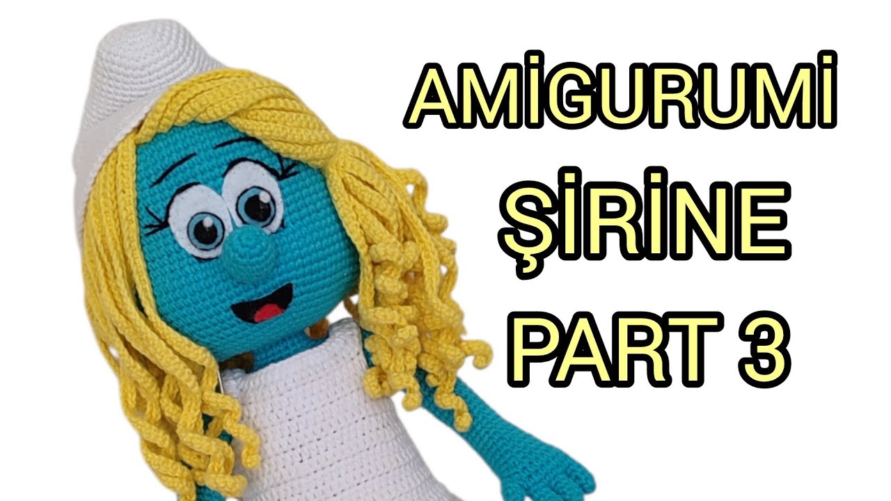 AMİGURUMİ ŞİRİNE PART 3 KAFA