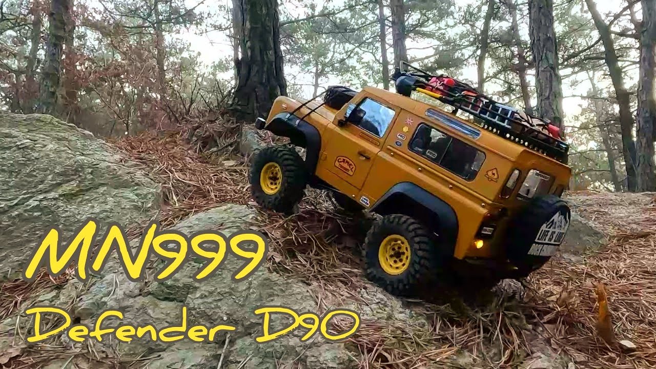 MN999 Defender D90 Rock crawling & Trial