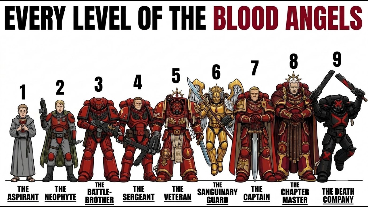 Your Life as Every Rank of the Blood Angels (Warhammer 40k)