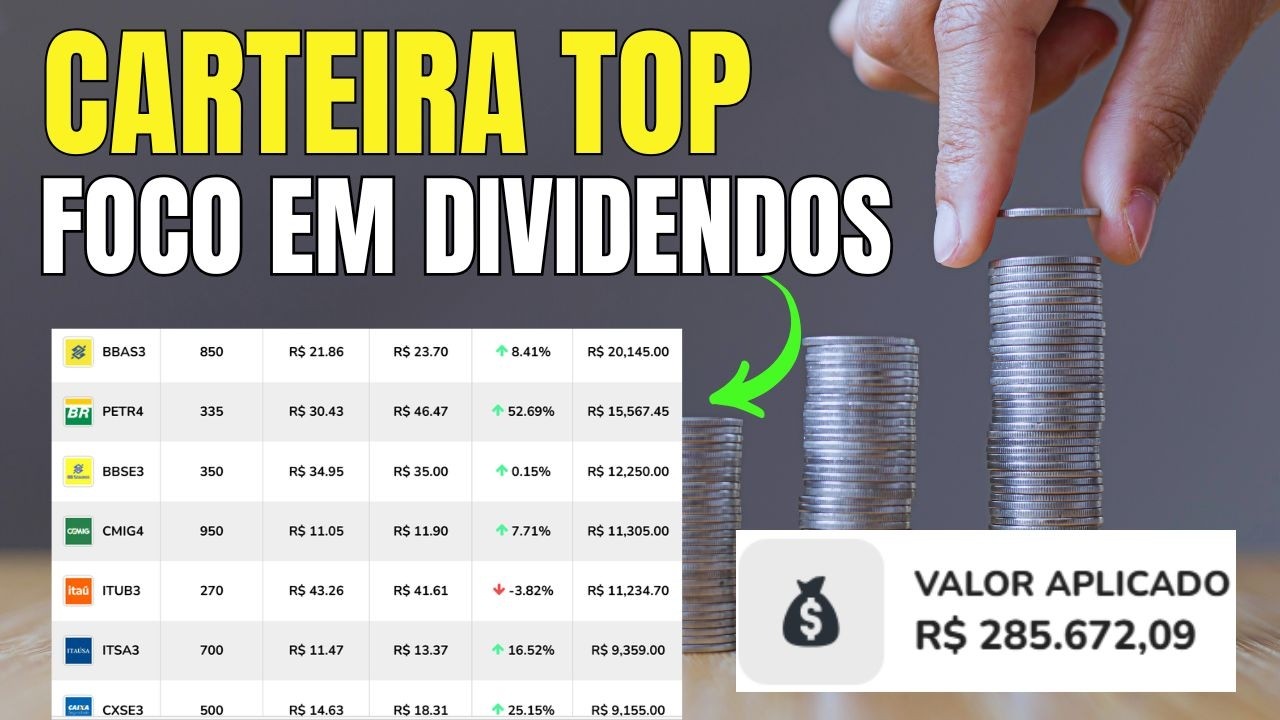 Carteira Perfeita! Analisei uma Carteira Top Focada em DIVIDENDOS