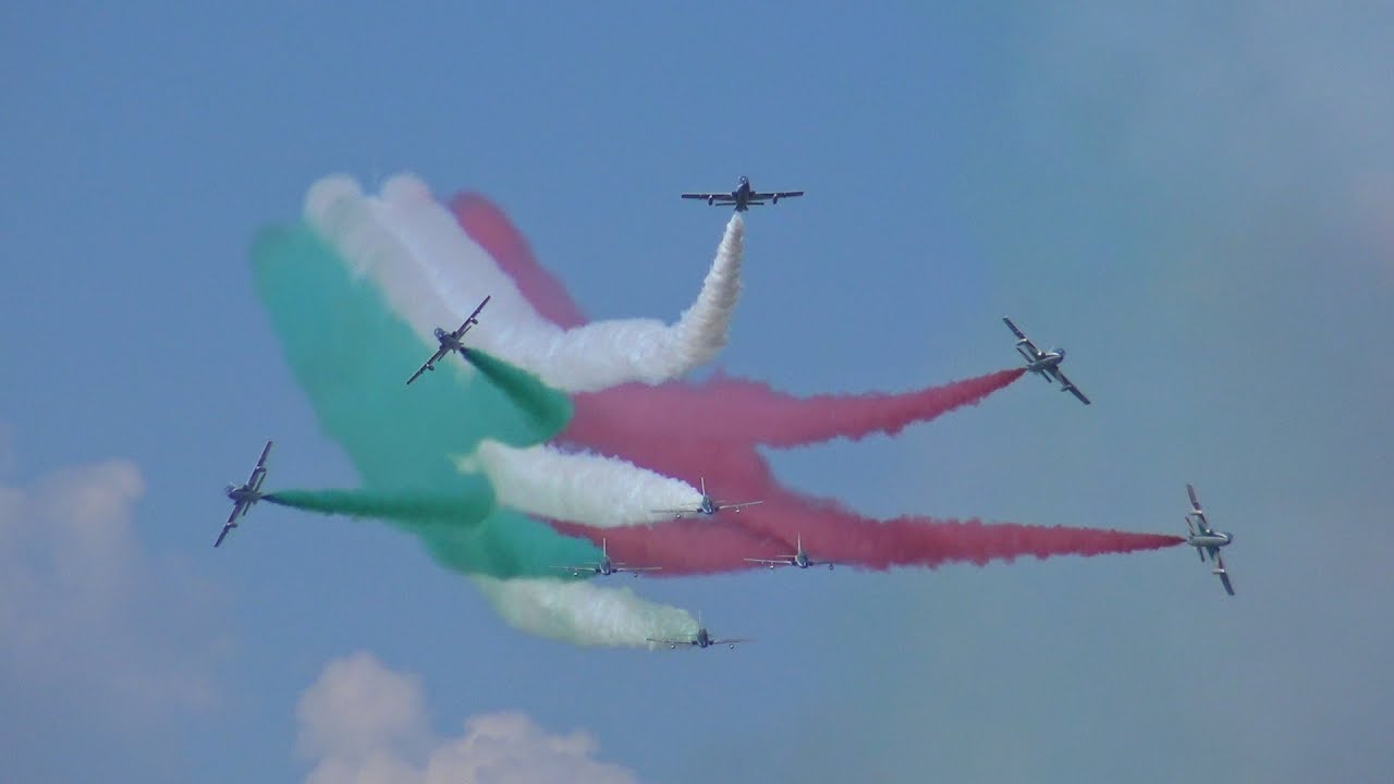 FRECCE TRICOLORI - AIR SHOW LAGO DI BOLSENA 2018
